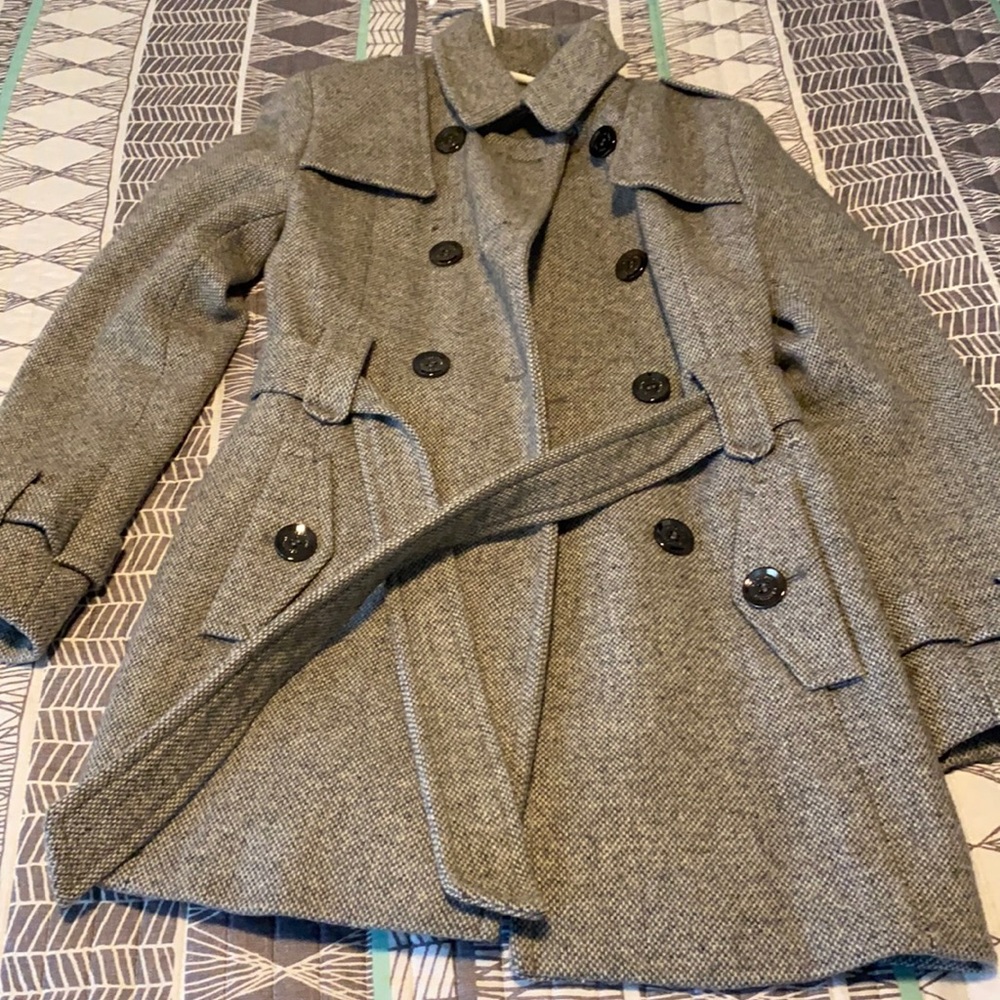 Kenneth cole reaction grey dress coat
